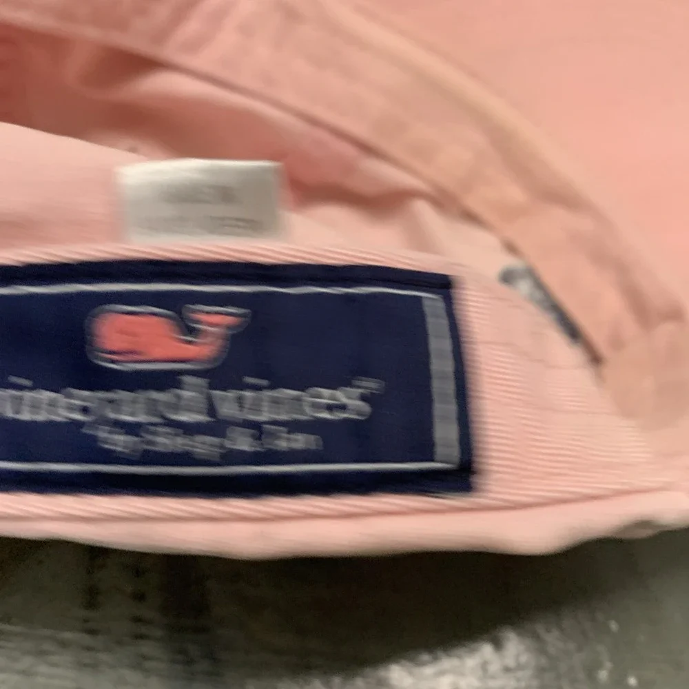 Vineyard Vines Texas Hat Pink Strapback Cap Adjustable Womens Ladies